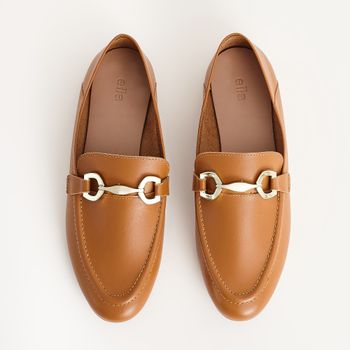 Mocassim Couro - CARAMELO