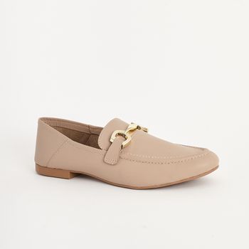 Mocassim Couro - AMENDOA