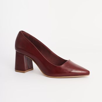Scarpin Conforto Moderno - BURGUNDY