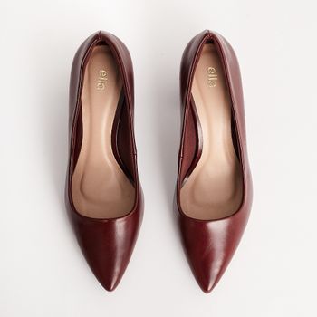 Scarpin Conforto Moderno - BURGUNDY