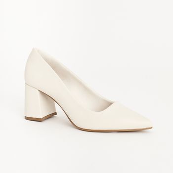 Scarpin Conforto Moderno - OFF WHITE