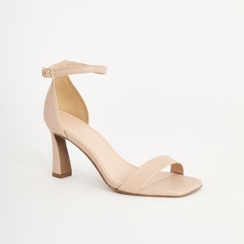 Sandália Clássica Elegância - AMENDOA
