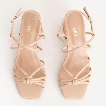 Sandália Média Napa - AMENDOA