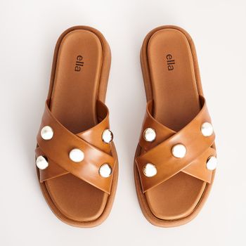 Papete Bolas X - CARAMELO