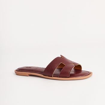 Rasteira Hype - BURGUNDY