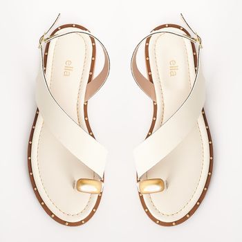 Rasteira Enfeite Bold - OFF WHITE