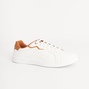 Tênis Minimal Vibes - BRANCO/CARAMELO