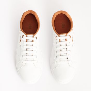 Tênis Minimal Vibes - BRANCO/CARAMELO