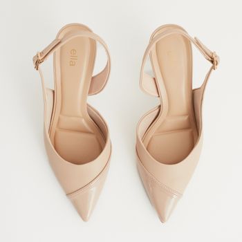 Scarpin Slingback com Bico Verniz - AMENDOA