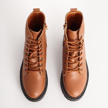 Bota Tratorada Couro Floater - CARAMELO