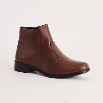 Bota Cano Curto Zíper - TERRA