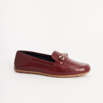 Mocassim Clássico Bridão - BURGUNDY