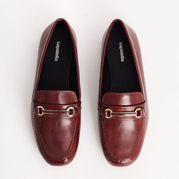 Mocassim Clássico Bridão - BURGUNDY