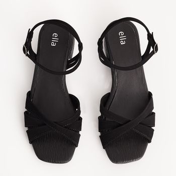 Sandália Nobuck Rustique - PRETA