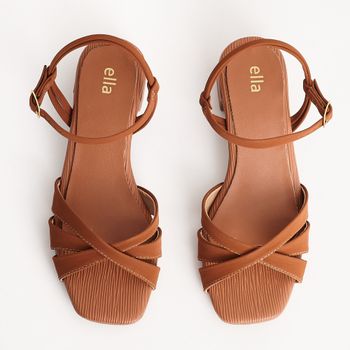 Sandália Nobuck Rustique - CARAMELO