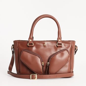 Bolsa Média Couro - TERRA