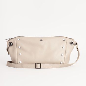 Bolsa M Couro Floater Tachas - AVEIA