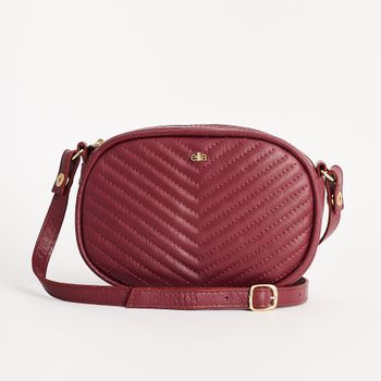 Bolsa Couro P 3 em 1 - BURGUNDY