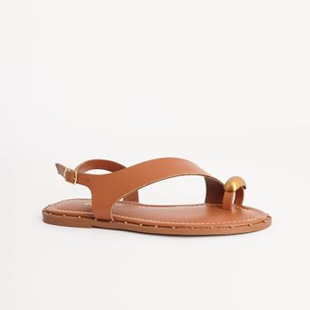 Rasteira Enfeite Bold - CARAMELO