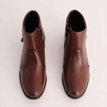Bota Cano Curto Zíper - TERRA