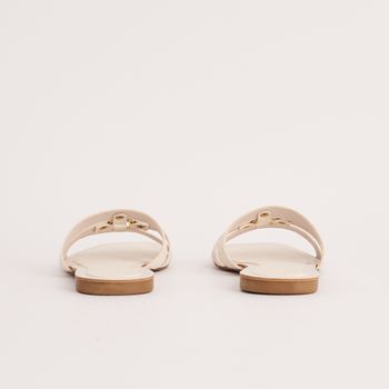 Rasteira Argola Rústica - OFF WHITE