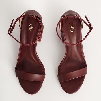 Sandália Elegance - BURGUNDY
