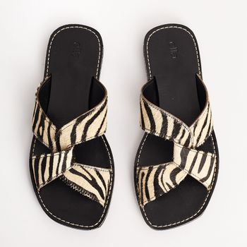 Rasteira Chinelo Animal Print - ANIMAL PRINT
