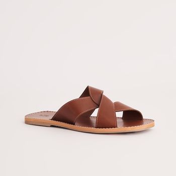 Rasteira Chinelo Rústica - CARAMELO