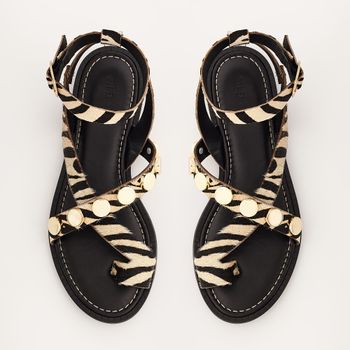 Rasteira Giovana - ANIMAL PRINT