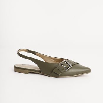 Sapatilha Slingback Trend Fivela - ARMY