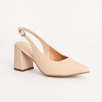 Scarpin Slingback Bico Fino - AMENDOA