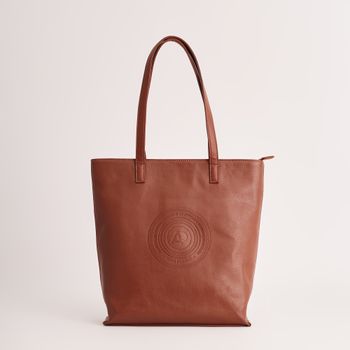 Bolsa Sacola Tachas - CARAMELO