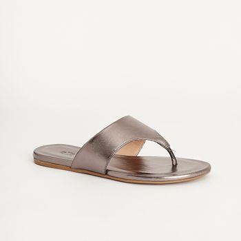 Rasteira Chinelo Comfort Metalizada - ONIX