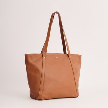Bolsa de Ombro em Couro - CARAMELO