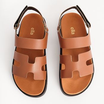 Papete H com Velcro - CARAMELO