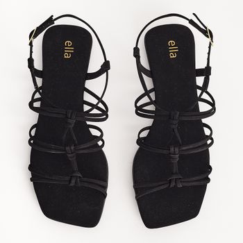 Rasteira Multitiras Nós - PRETA