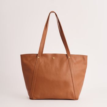 Bolsa de Ombro em Couro - CARAMELO