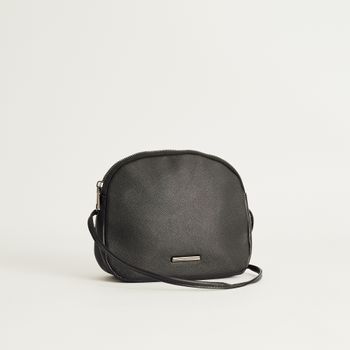 Bolsa Tiracolo Texturizada - PRETA