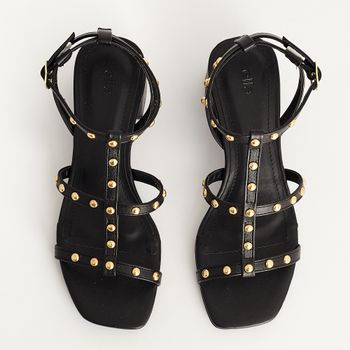 Sandália Tachas Trend - PRETA