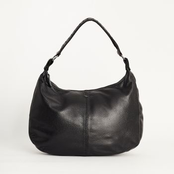 Bolsa Sacola em Couro - PRETA