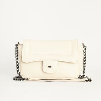 Bolsa Couro Corrente - OFF WHITE