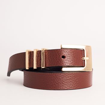 Cinto Couro Passador Triplo - TERRA