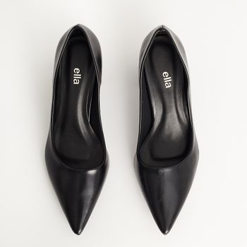 Scarpin Basic Salto Bloco - PRETA