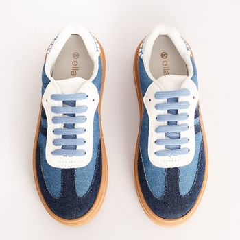 Tênis Jeans - AZUL/BRANCO