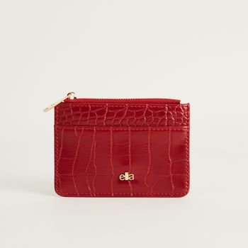 Porta Cartão Animalier - BURGUNDY
