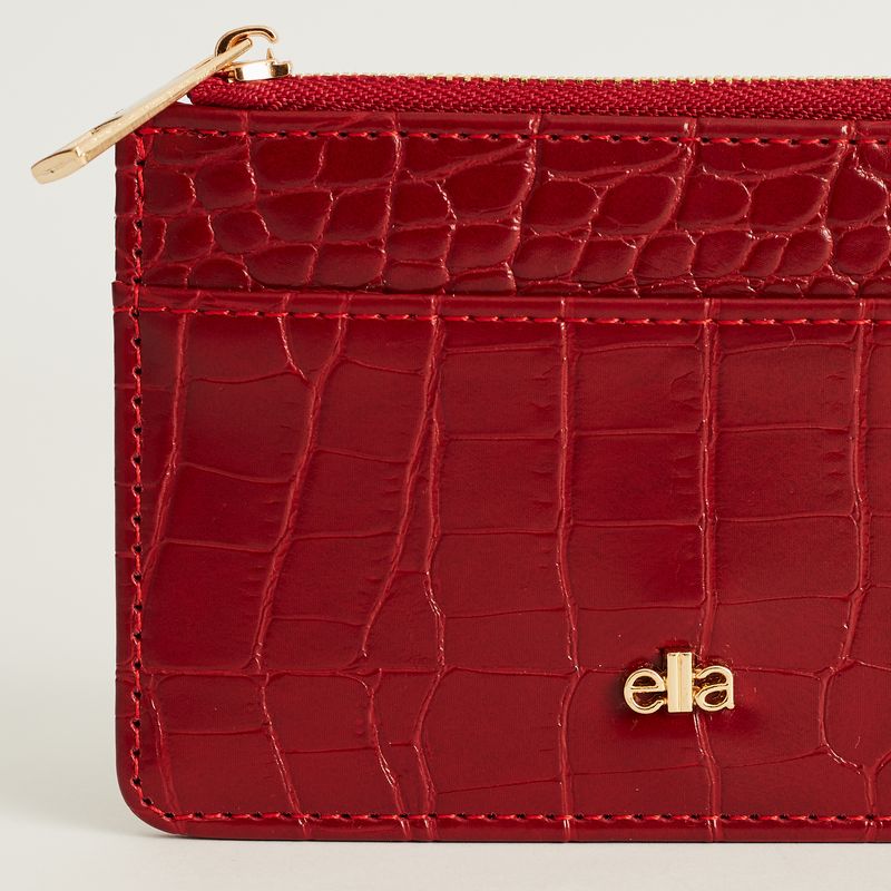 Porta Cartão Animalier - BURGUNDY | Sapatella