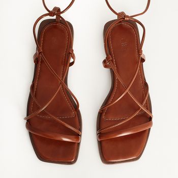 Rasteira Amarração - CARAMELO