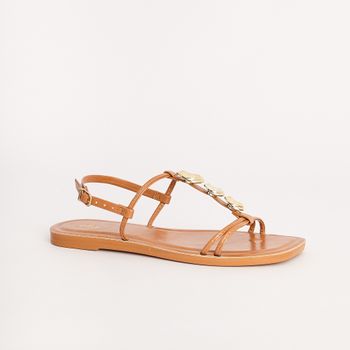 Rasteira Enfeite Martelado - MEL