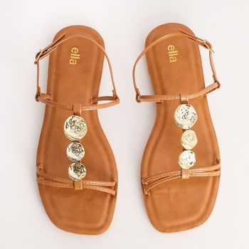 Rasteira Enfeite Martelado - MEL