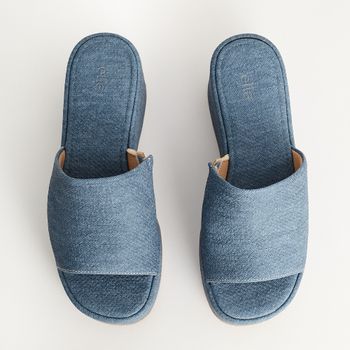 Tamanco Ellen - AZUL JEANS